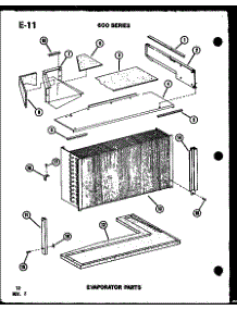 03 - Evap Parts parts for Amana Air Conditioner ES6283L1 / P6711932R from AppliancePartsPros.com