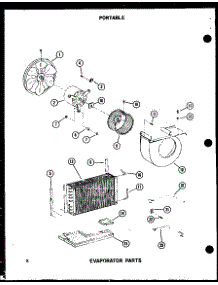 05 - Evap Parts parts for Amana Air Conditioner ES6P-2AMR / P5497226R from AppliancePartsPros.com