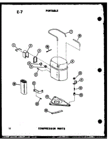 02 - Compressor Parts parts for Amana Air Conditioner ES6P2SPMN / P5497234R from AppliancePartsPros.com