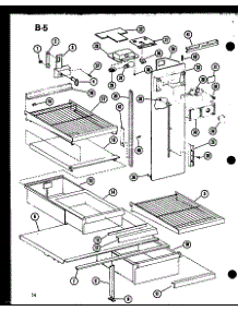 04 - Page 5 parts for Amana Refrigerator ESBFC16A / P6023516A from AppliancePartsPros.com