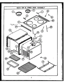 04 - Page 1 parts for Amana Range ESD394 from AppliancePartsPros.com