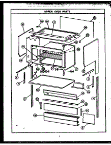 07 - Upper Oven Parts parts for Amana Range ESD394 from AppliancePartsPros.com