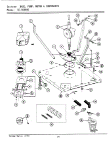 03 - Base, Pump, Motor & Components parts for Maytag Washer Dryer Combo ESE9900 from AppliancePartsPros.com