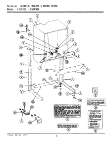 07 - Cabinet, Relays (Ese9900 & Esg9900) parts for Maytag Washer Dryer Combo ESE9900 from AppliancePartsPros.com