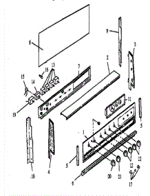 02 - Control Panel Parts parts for Amana Range ESF34002LG / P1142613NLG from AppliancePartsPros.com