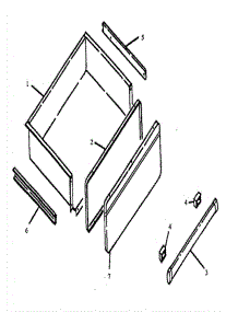 02 - Drawer Assy parts for Amana Range ESF34002WG / P1142613NWG from AppliancePartsPros.com