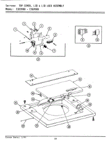 15 - Top Cover (Ese9900 & Esg9900) parts for Maytag Washer Dryer Combo ESG9900 from AppliancePartsPros.com