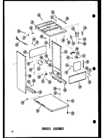 03 - Chassis Assy parts for Amana Compactor ESMC-1-C / P1801104T C from AppliancePartsPros.com