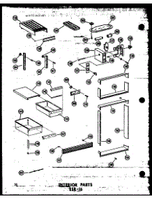 04 - Interior Parts Esr-16 parts for Amana Refrigerator ESR-16-A / P6030302W A from AppliancePartsPros.com