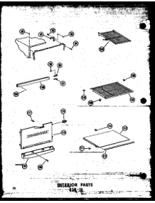 03 - Interior Parts Esr-16 parts for Amana Refrigerator ESR-16-C / P6030302W C from AppliancePartsPros.com