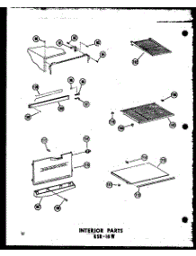 02 - Interior Parts Esr-16W parts for Amana Refrigerator ESR-16W / P6030342W from AppliancePartsPros.com