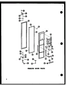 06 - Fz Door Parts parts for Amana Refrigerator ESR17N / P6035038W from AppliancePartsPros.com