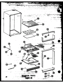06 - Interior Parts Esrf-16 parts for Amana Refrigerator ESRF16A / P6030303W A from AppliancePartsPros.com