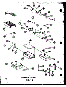 05 - Interior Parts Esrf-16 parts for Amana Refrigerator ESRF16-A / P6030303W A from AppliancePartsPros.com