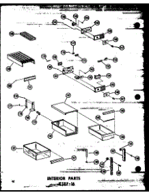 05 - Interior Parts Esrf-16 parts for Amana Refrigerator ESRF16AG / P6030303W G from AppliancePartsPros.com