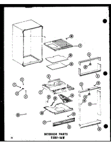 06 - Interior Parts parts for Amana Refrigerator ESRFC316B-L / P7350002W L from AppliancePartsPros.com