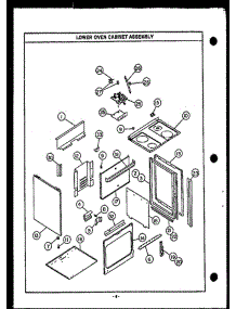 03 - Lower Oven Cabinet Assy parts for Amana Range ESS307 from AppliancePartsPros.com