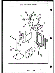 03 - Lower Oven Cabinet Assy parts for Amana Range ESS341 from AppliancePartsPros.com