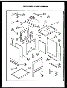 03 - Lower Oven Cabinet Assy parts for Amana Range ESS343-OF / ESS3430OF from AppliancePartsPros.com
