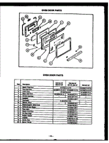 05 - Oven Door Parts parts for Amana Range ESS345-OF / ESS3450OF from AppliancePartsPros.com