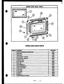 06 - Upper Oven Door Parts parts for Amana Range ESS356 from AppliancePartsPros.com