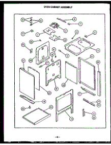 02 - Oven Cabinet Assy parts for Amana Range ESS356-OF / ESS3560OF from AppliancePartsPros.com