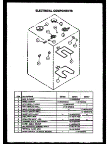 04 - Electrical Components parts for Amana Range EST345 from AppliancePartsPros.com
