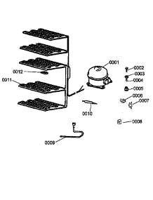 03 - Unit Compartment And System parts for Amana Freezer ESU12JW / P1179615W from AppliancePartsPros.com