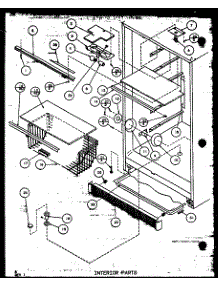 03 - Interior Parts parts for Amana Freezer ESU13DW / P1113001W from AppliancePartsPros.com