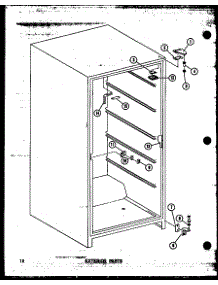03 - Exterior Parts parts for Amana Freezer ESU517-A / P6034516W A from AppliancePartsPros.com