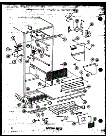 04 - Interior Parts parts for Amana Freezer ESUF14-A / P6034517W A from AppliancePartsPros.com
