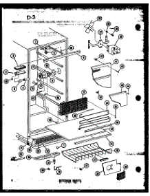 04 - Interior Parts parts for Amana Freezer ESUF16C / P6034581W from AppliancePartsPros.com