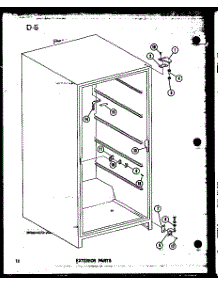 03 - Exterior Parts parts for Amana Freezer ESUF16C-G / P6034581W-G from AppliancePartsPros.com