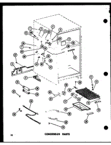 02 - Condenser Parts parts for Amana Refrigerator ETM18C-G / P7350015W G from AppliancePartsPros.com