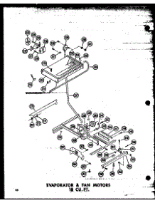 03 - Evap & Fan Motors 18 Cu. Ft. parts for Amana Refrigerator ETM18N-AG / P6023630W G from AppliancePartsPros.com
