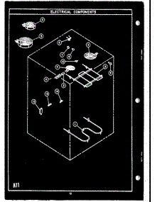 03 - Electrical Components parts for Amana Range EVP399 from AppliancePartsPros.com
