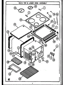 09 - Page 1 parts for Amana Range EVP399 from AppliancePartsPros.com