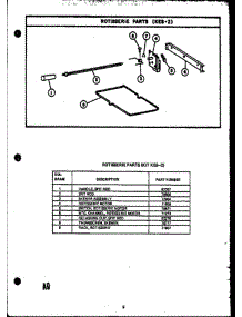 10 - Rotisserie Parts (Kit Kes-2) parts for Amana Range EVP399 from AppliancePartsPros.com