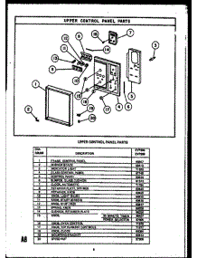 11 - Upper Control Panel Parts parts for Amana Range EVP399 from AppliancePartsPros.com