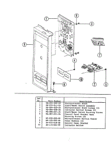 07 - Microprocessor Board parts for Hardwick Microwave EW224 from AppliancePartsPros.com