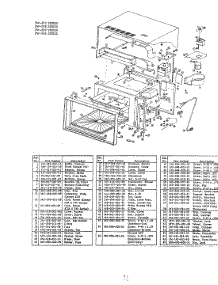 03 - Cabinet & Cavity parts for Hardwick Microwave EW226 from AppliancePartsPros.com