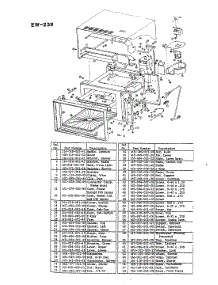 02 - Cabinet & Cavity parts for Hardwick Microwave EW239 from AppliancePartsPros.com