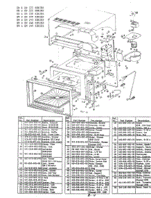 02 - Cabinet & Cavity parts for Hardwick Microwave EW249 from AppliancePartsPros.com