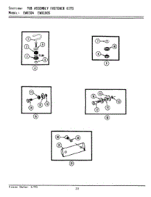 03 - Door Assembly parts for Maytag Dishwasher EWU1005 from AppliancePartsPros.com