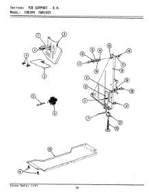 02 - Control Panel (Ewu304) parts for Maytag Dishwasher EWU304 from AppliancePartsPros.com