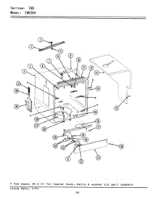 02 - Control Panel parts for Maytag Dishwasher EWU384 from AppliancePartsPros.com