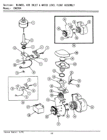 03 - Door Assembly parts for Maytag Dishwasher EWU384 from AppliancePartsPros.com