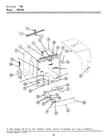 10 - Tub parts for Maytag Dishwasher EWU384 from AppliancePartsPros.com