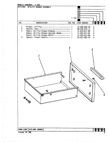 04 - Drawer Assembly parts for Hardwick Range F-150 from AppliancePartsPros.com