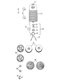 02 - Tank, Brushes_Pads parts for Hoover Floor Scrubber Polisher F2003--- from AppliancePartsPros.com